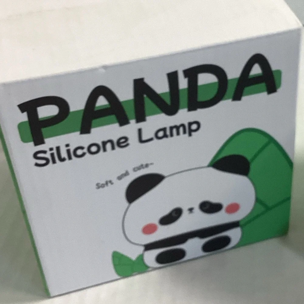 Panda Silicone Nightlight Lamp USB Charger included - Picture 3 of 5